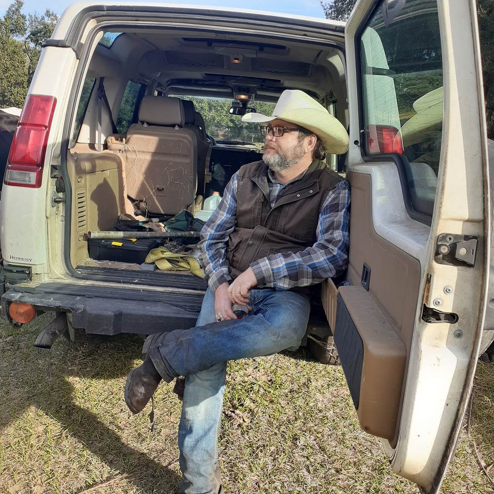 Break time on the tailgate