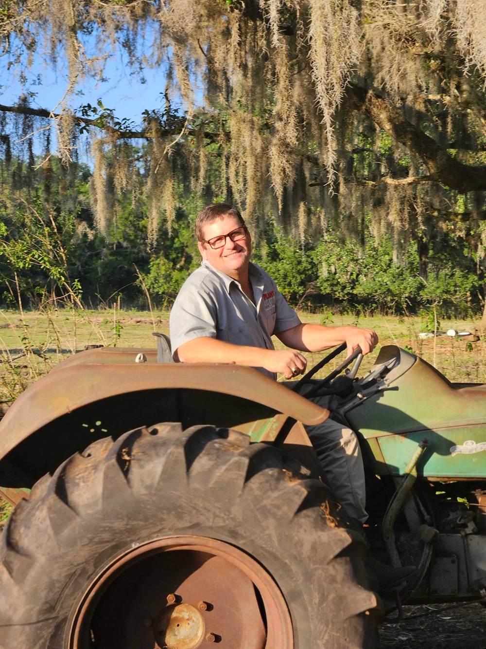 Smiles after a long day on the tractor