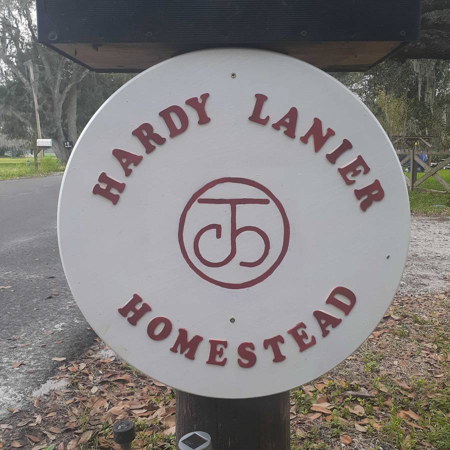 Hardy Lanier Homestead sign